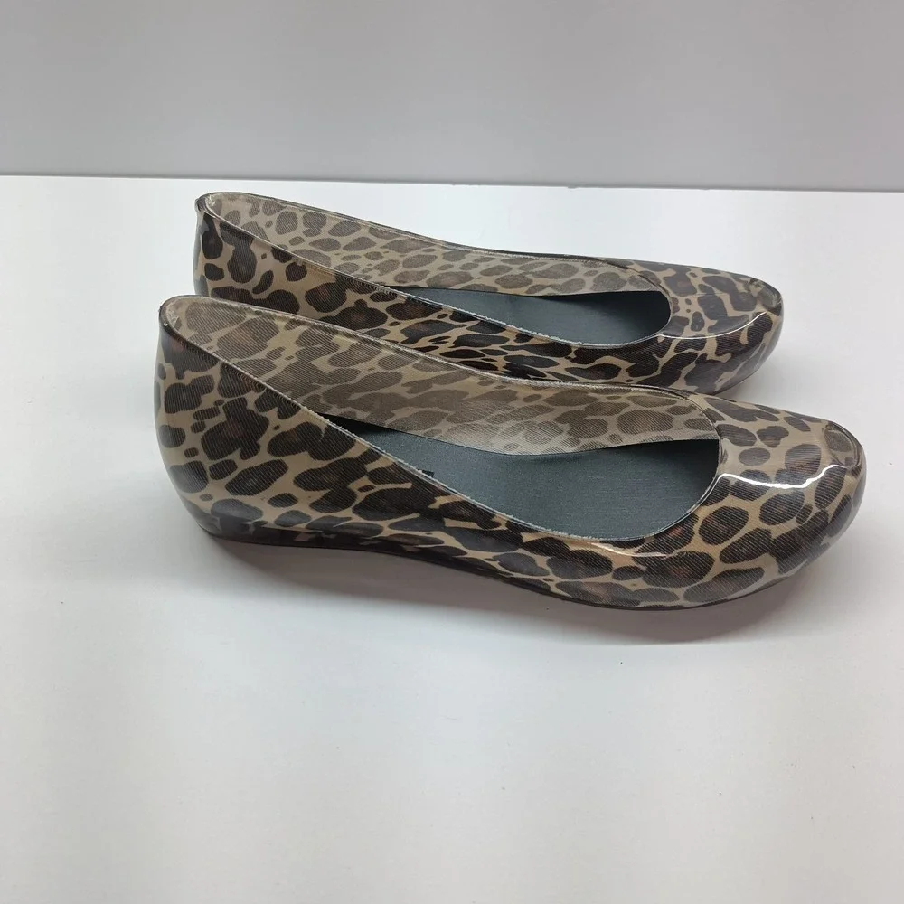 Melissa Women's Leopard Print‎ Slip On Ballet Type Flats Size US 6 EUR 37 - Picture 4 of 10